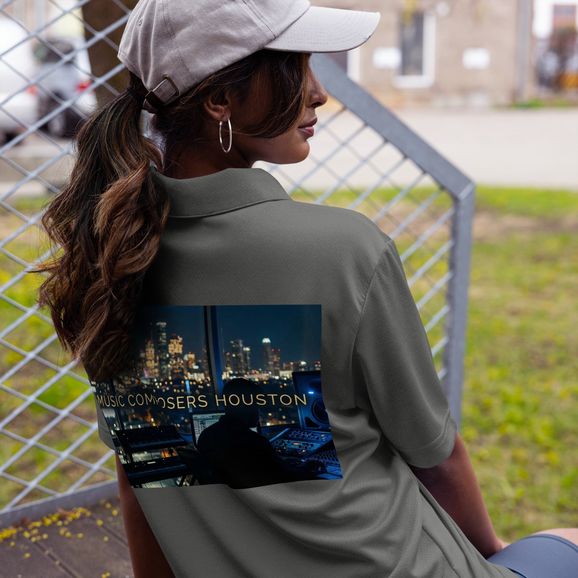 Music Composers-Hou Adidas Space-Dyed Polo